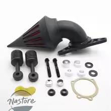 並行輸入品 クローム e black air cleaner filter for 2001 2009 ハーレー davidson ソフテイル fat boy ダイナ street bob wide glide 部品 カスタムパーツ_3
