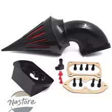並行輸入品 バイク 部品 カスタムパーツ アクセサリー black spike air intake cleaner for 2002 2009 カワサキ バルカン 1500 1600 mean streak parts_6