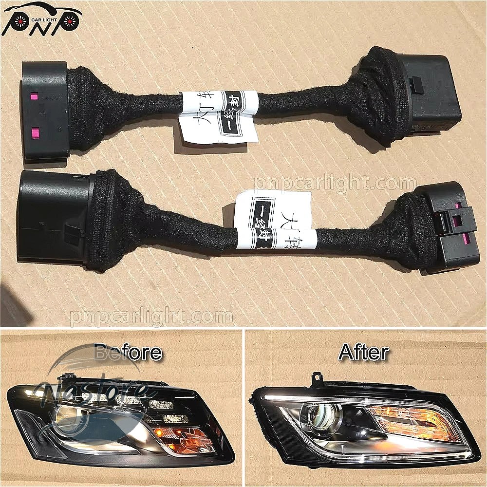 並行輸入品 アウディ audi ヘッド アップグレード ヘッドライト ライト q5 sportback ライトハーネス 2009 xenon 2013 8r0941043c 8r0941043d 8r0941043bの画像