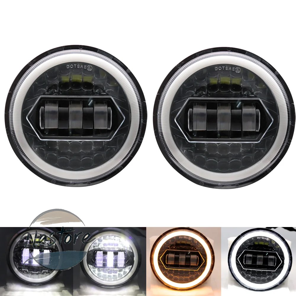 並行輸入品 ヘッド ヘッドライト ライト 2x 5.75インチ led ハイ/ロービーム ハロー スピードトリプル \u0026 ストリートトリプル サンダー 5 3/4インチ_5
