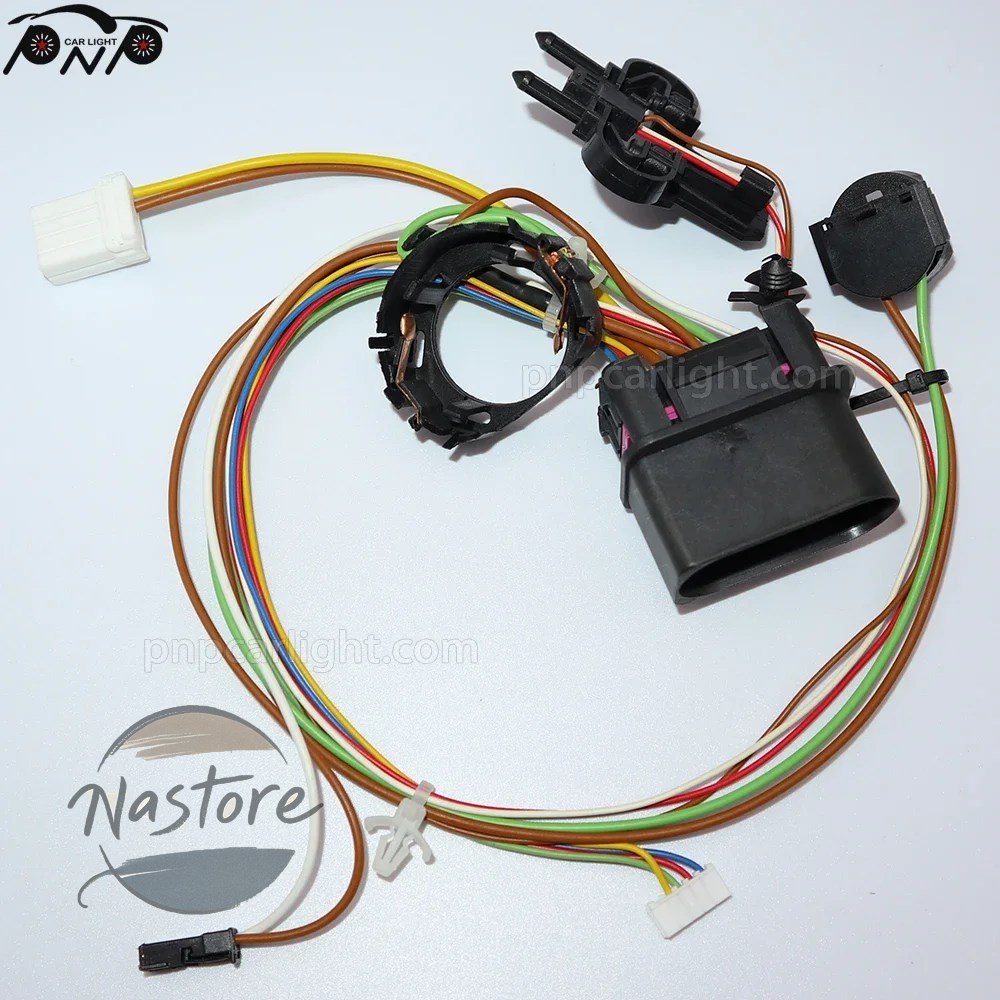 並行輸入品 アウディ audi ヘッド ヘッドライト ライト a6 2007-2011 4f0941030dj 4f0941030dk 4f0941030es 4f0941030et キセノンライトインナー配線ハーネスの画像