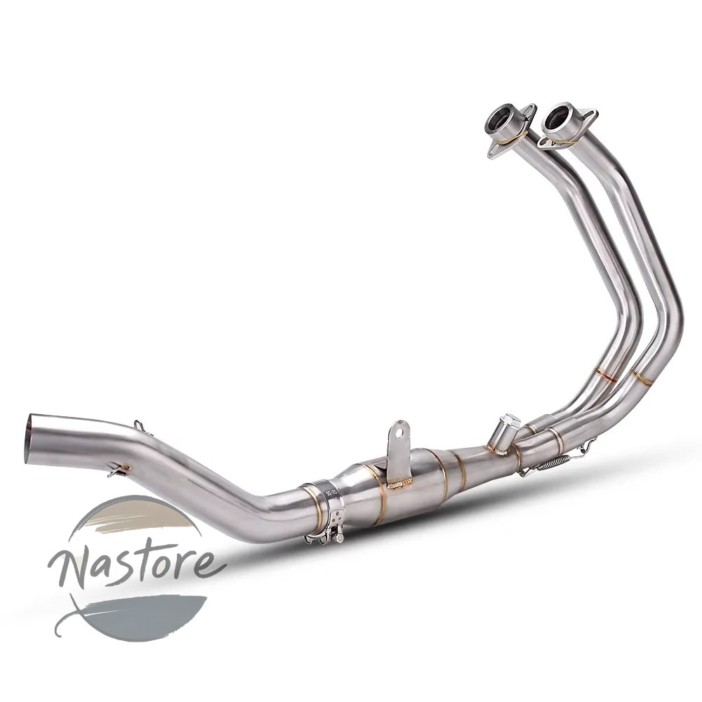 並行輸入品 ホンダ honda バイク フロント cbr500 cbr500r r 2013-2024 スリップオン 排気エスケープシステム ヘッダーチューブ ミドルリンクパイプ 部品の画像