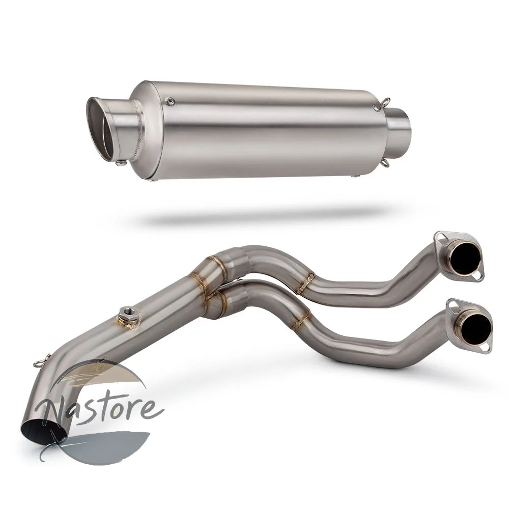 並行輸入品 バイク フロント キット マフラー 部品 カスタムパーツ アクセサリー カワサキ z650 ニンジャ650 排気システム パイプ f01 db キラー レーシング_1