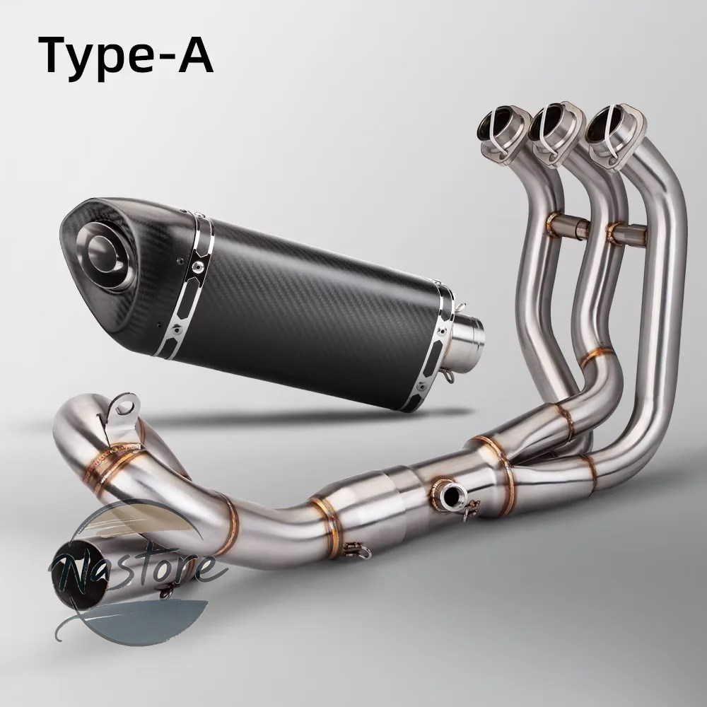 並行輸入品 ヤマハ フロント マフラー mt09 fz09 xsr900 2014-2020 スリップオン フルシステムエキゾースト エスケープミド