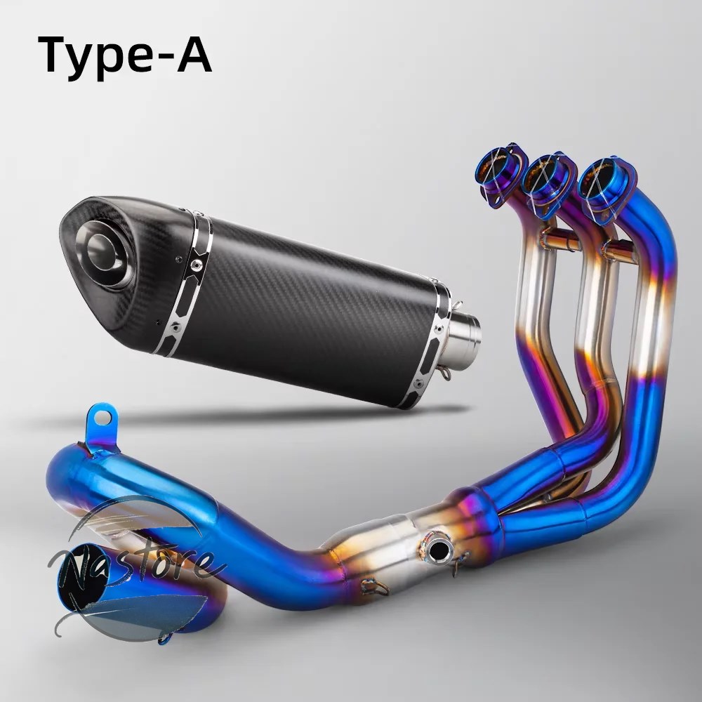 並行輸入品 ヤマハ フロント マフラー mt09 fz09 xsr900 2014-2020 スリップオン フルシステムエキゾースト エスケープミド