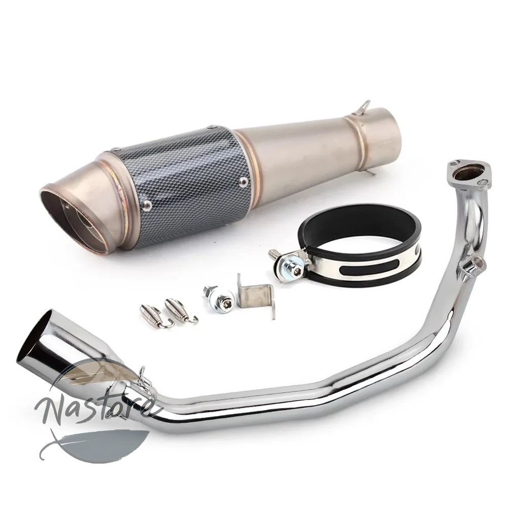 並行輸入品 gy6 ヤマハ バイク リップ マフラー フロント 200cc 51mm