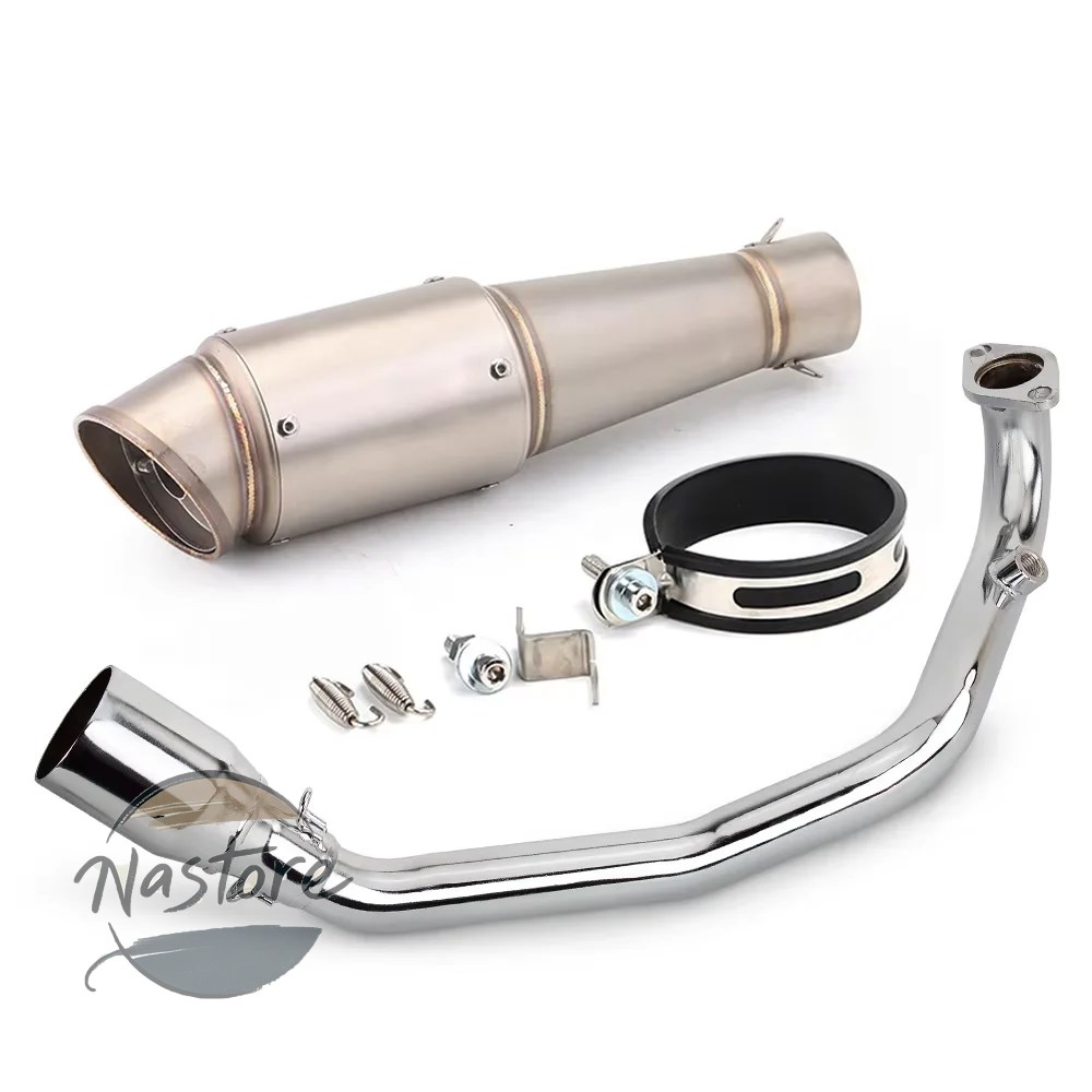 並行輸入品 gy6 ヤマハ バイク リップ マフラー フロント 200cc 51mm