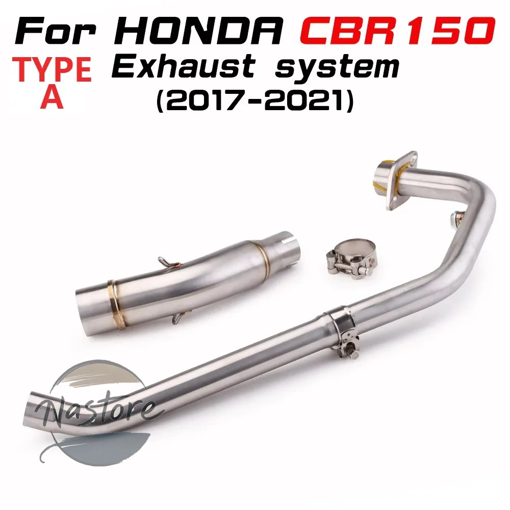 並行輸入品 cbr150 ホンダ honda バイク リップ マフラー フロント 排気エスケープミッドリンクパイプ接続51mmスオン r 2010-2021 カスタムパーツ 部品_2