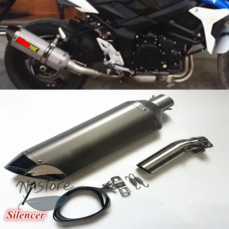 並行輸入品 スズキ suzuki バイク リア 部品 カスタムパーツ アクセサリー gsr750 gsx-s 750 2011-2020 排気装置 gsr ミドルセクションパイプ サイレンサーの画像