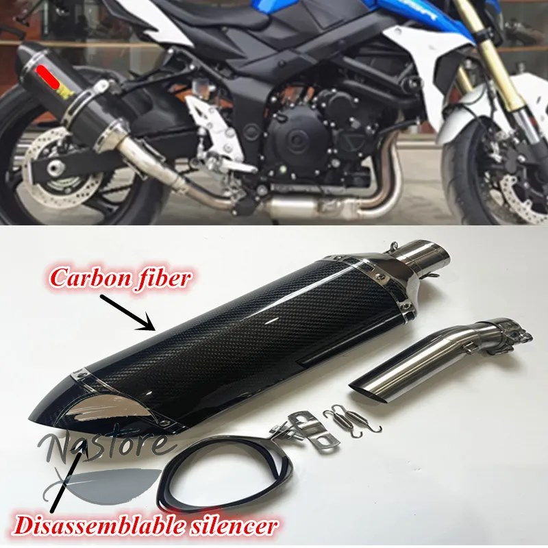 並行輸入品 スズキ suzuki バイク リア 部品 カスタムパーツ アクセサリー gsr750 gsx-s 750 2011-2020 排気装置 gsr ミドルセクションパイプ サイレンサーの画像