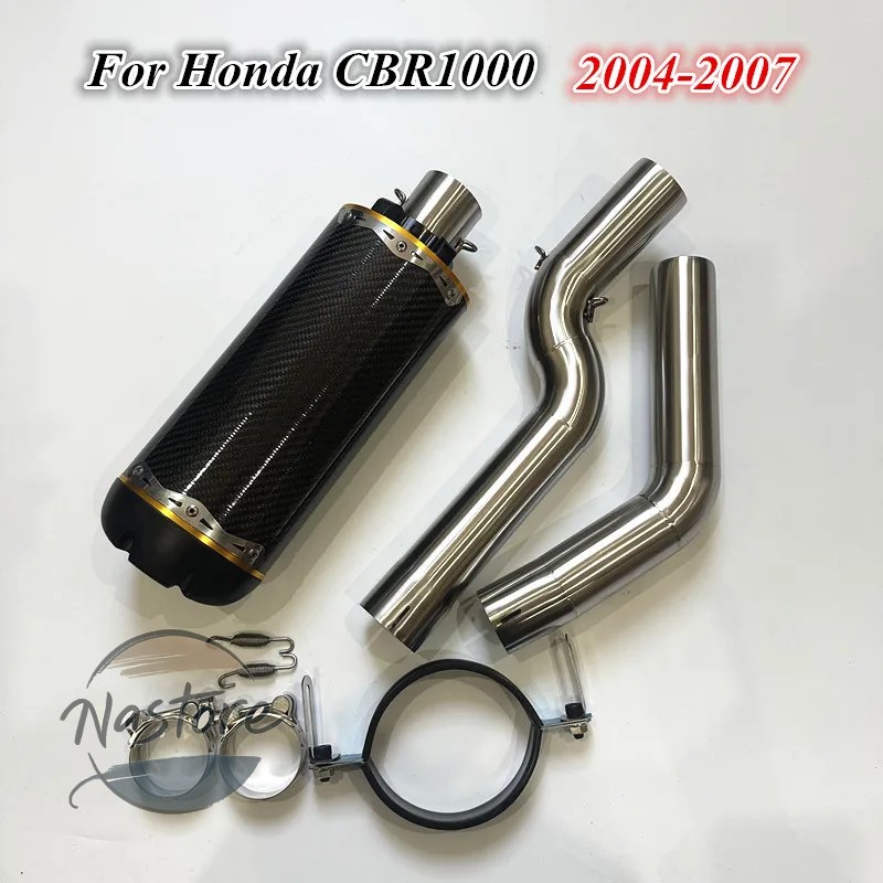 並行輸入品 ホンダ honda バイク マフラー 部品 カスタムパーツ アクセサリー cbr600 f5 2005-2020ホンダ cbr1000 2004-2007排気システムテールパイプの画像