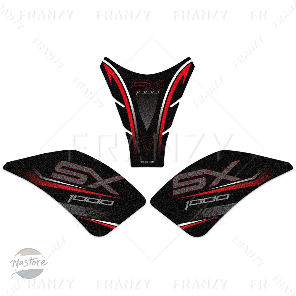 並行輸入品 バイク カスタムパーツ 3m 燃料タンクパッドステッカー プロテクター 滑り止め デカール アクセサリー ニンジャ 1000sx sx 部品 カスタムパーツ_4
