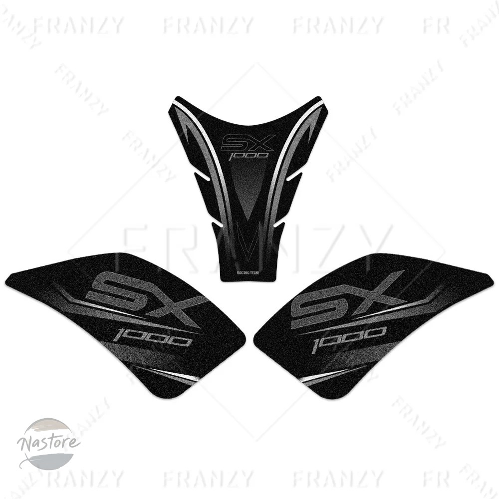 並行輸入品 バイク カスタムパーツ 3m 燃料タンクパッドステッカー プロテクター 滑り止め デカール アクセサリー ニンジャ 1000sx sx 部品 カスタムパーツ_3