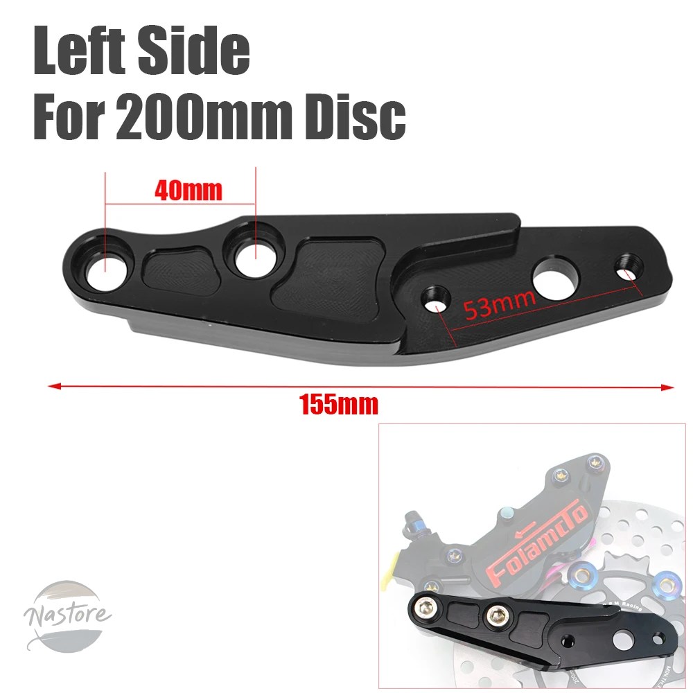 並行輸入品 スズキ suzuki バイク ブレーキ ヤマハ ビッグ4ピストンディスクキャリパーポンプ40mmピッチング fast 53mmブラケット カワサキ 部品の画像