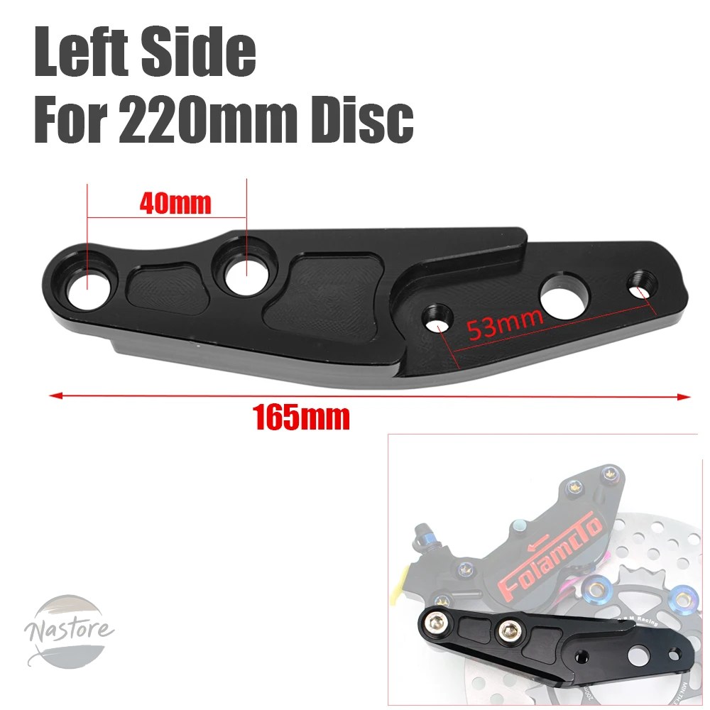 並行輸入品 スズキ suzuki バイク ブレーキ ヤマハ ビッグ4ピストンディスクキャリパーポンプ40mmピッチング fast 53mmブラケット カワサキ 部品の画像