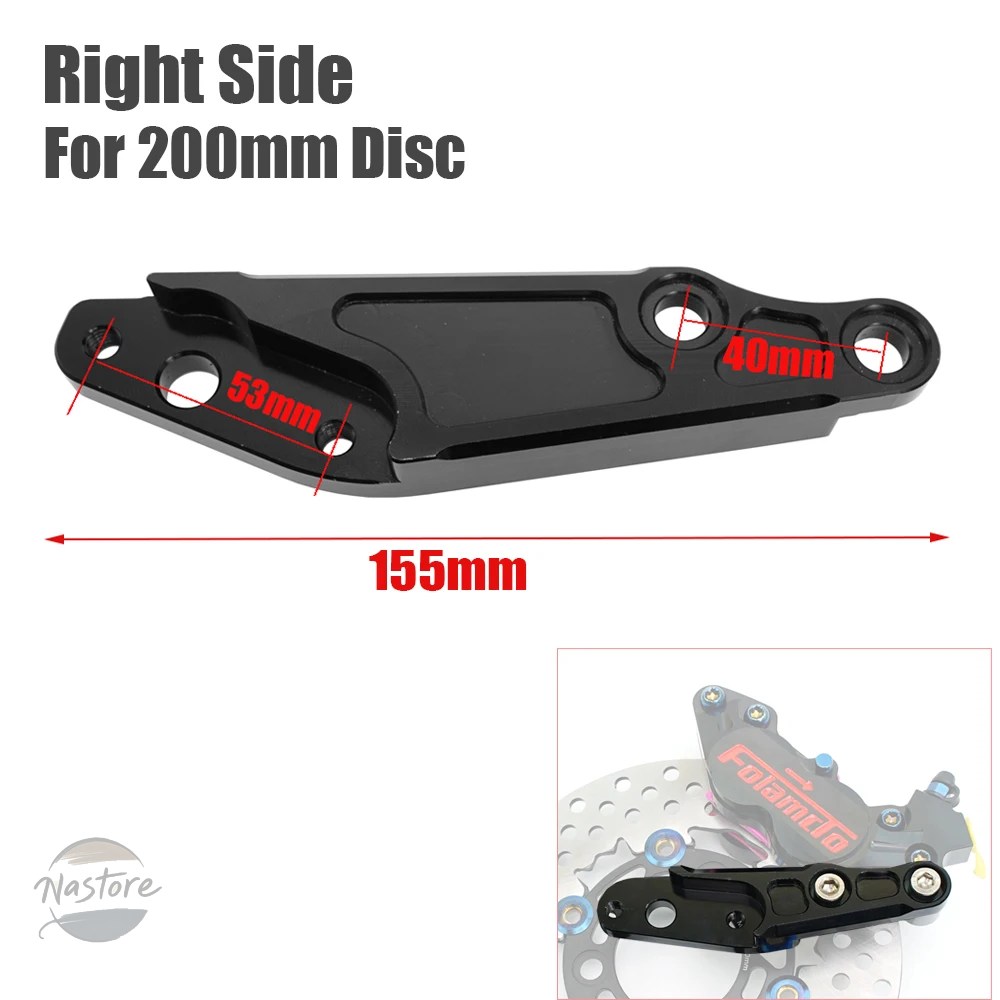 並行輸入品 スズキ suzuki バイク ブレーキ ヤマハ ビッグ4ピストンディスクキャリパーポンプ40mmピッチング fast 53mmブラケット カワサキ 部品の画像