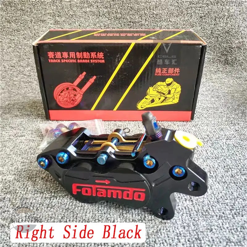 並行輸入品 スズキ suzuki バイク ブレーキ ヤマハ ビッグ4ピストンディスクキャリパーポンプ40mmピッチング fast 53mmブラケット カワサキ 部品の画像