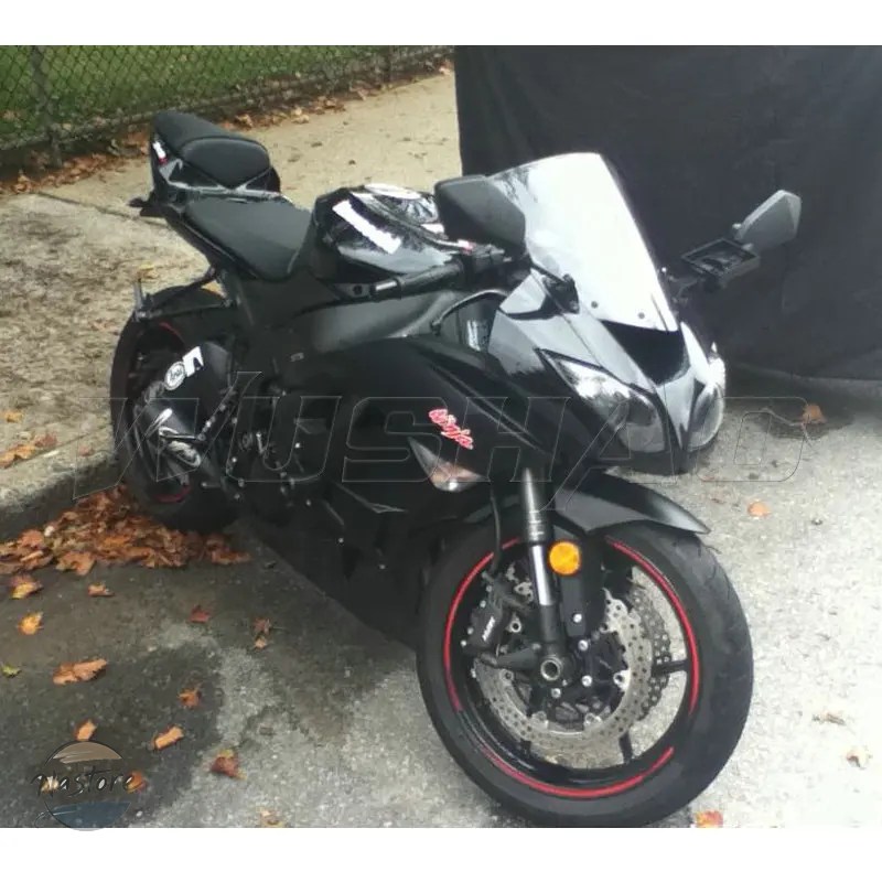 並行輸入品 バイク zx6r ウィンドシールド カワサキ ニンジャ 636 zx-6r ダブルバブルウィンドスクリーン 部品 カスタムパーツ アクセサリーの画像