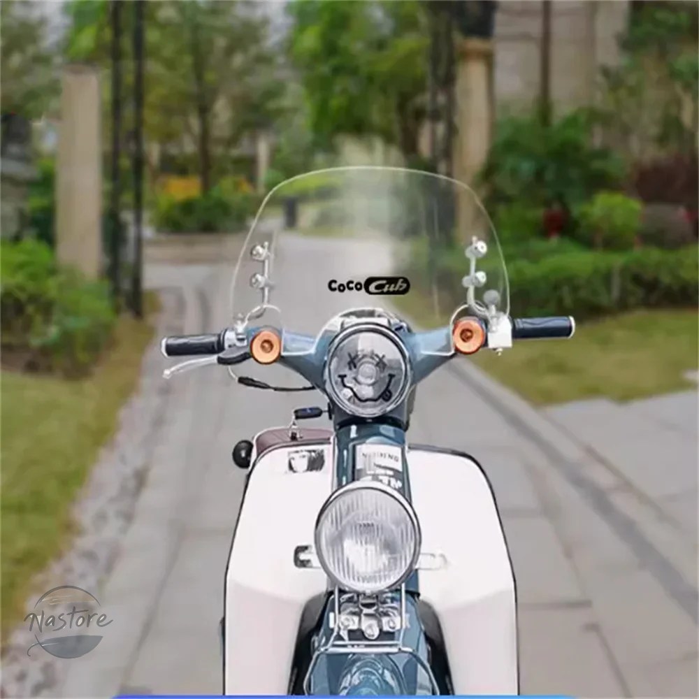 並行輸入品 ホンダ honda バイク フロント カスタム ガラス jialing coco super cub 部品 カスタムパーツ アクセサリー_1