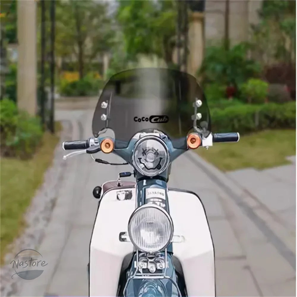 並行輸入品 ホンダ honda バイク フロント カスタム ガラス jialing coco super cub 部品 カスタムパーツ アクセサリー_3