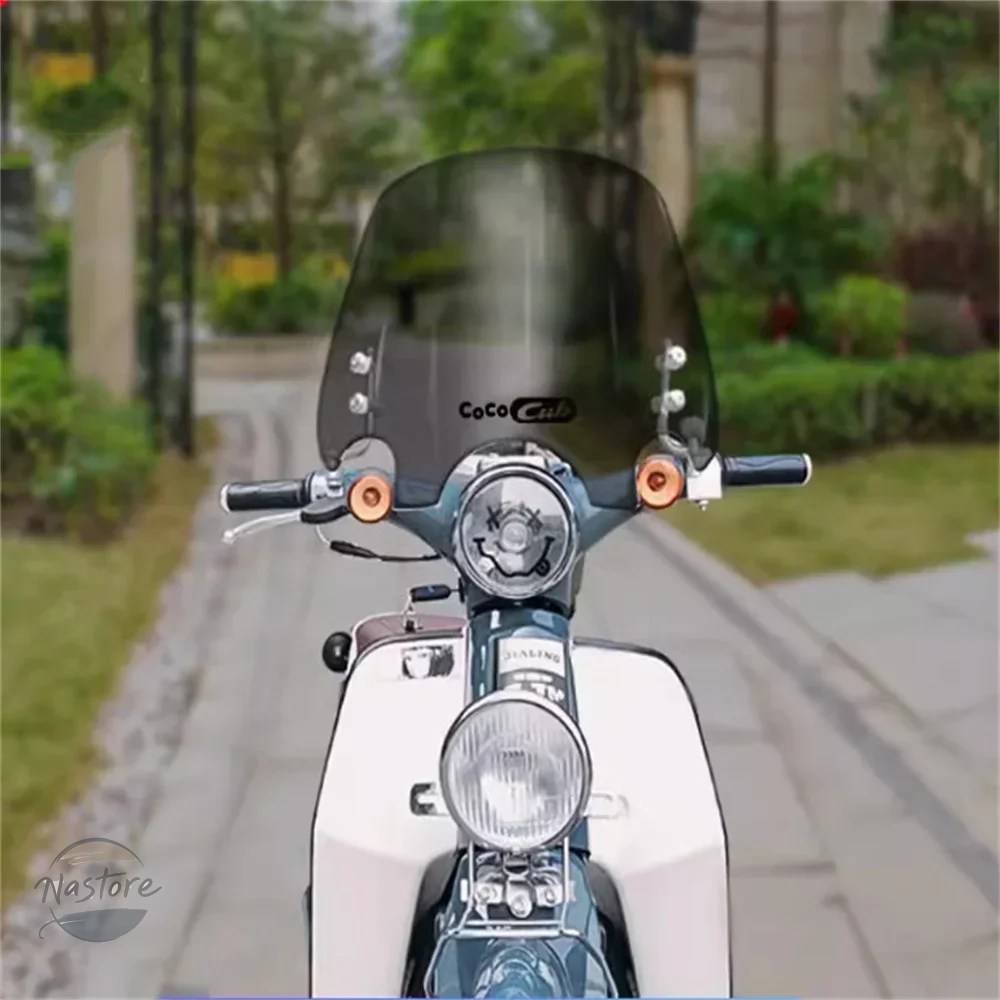 並行輸入品 ホンダ honda バイク フロント カスタム ガラス jialing coco super cub 部品 カスタムパーツ アクセサリー_6