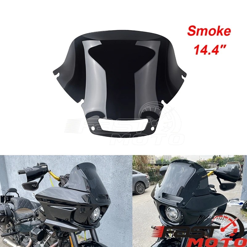 並行輸入品 ハーレーFXLRST FXRST ソフテイル ローライダー ST EI ディアボ 22-24 ウィンドシールドフェアリング ウィンドスクリーンの画像