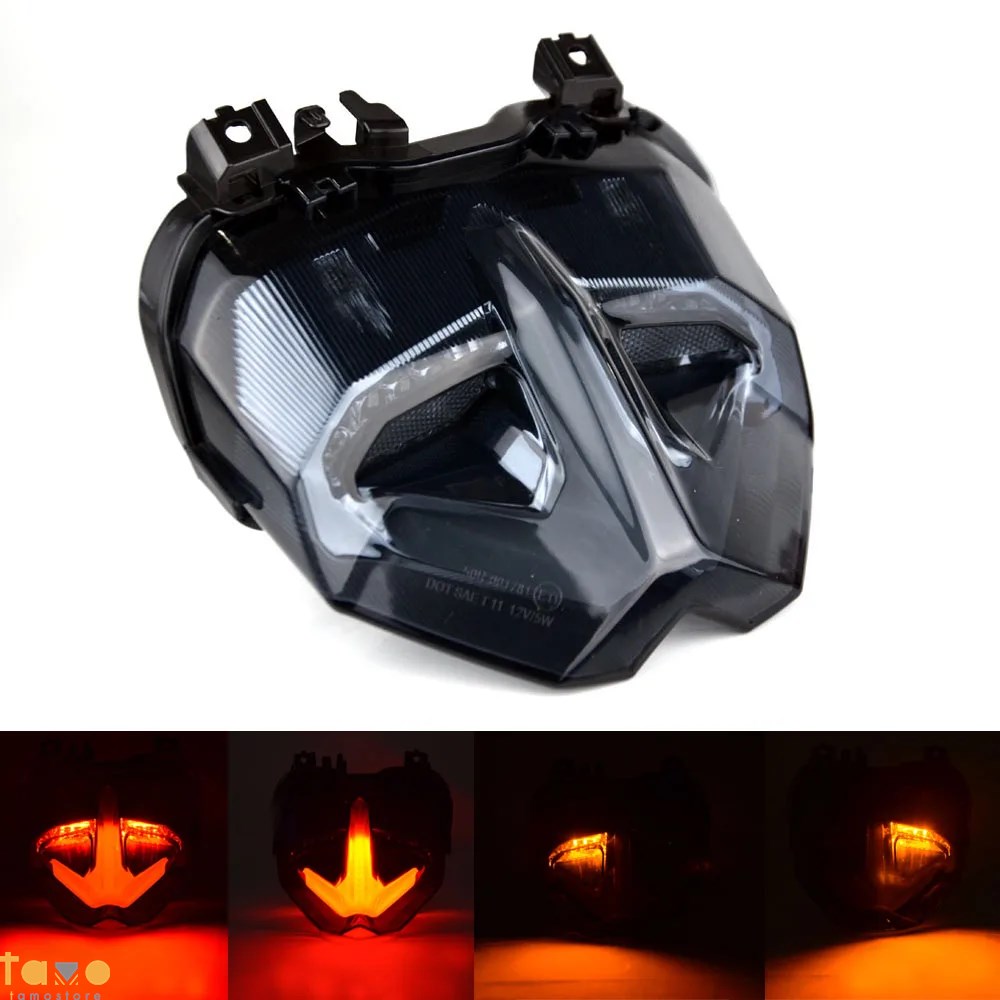 並行輸入品 ヤマハ リア ブレーキ 二輪 統合テールライト 点滅 防水 ライト mt09 2021 2022 mt-09 mt fz09の画像