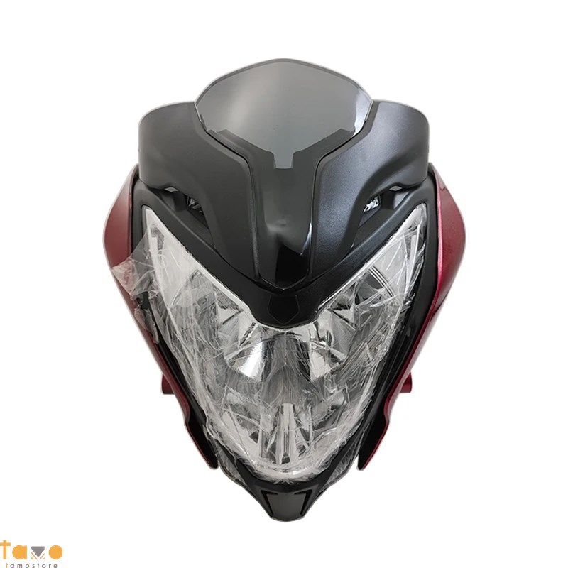 並行輸入品 バイク ヘッド ライトアセンブリ 1ピース バjaj フェアリング 150 200 赤 黒 青 部品 カスタムパーツ アクセサリーの画像