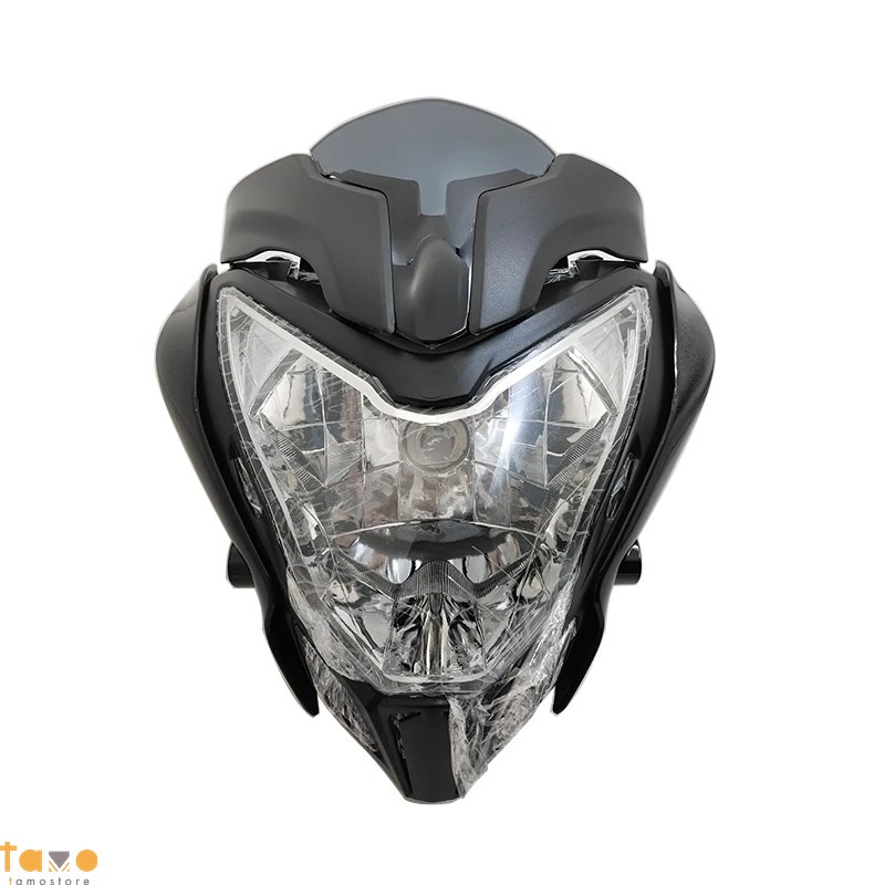 並行輸入品 バイク ヘッド ライトアセンブリ 1ピース バjaj フェアリング 150 200 赤 黒 青 部品 カスタムパーツ アクセサリーの画像