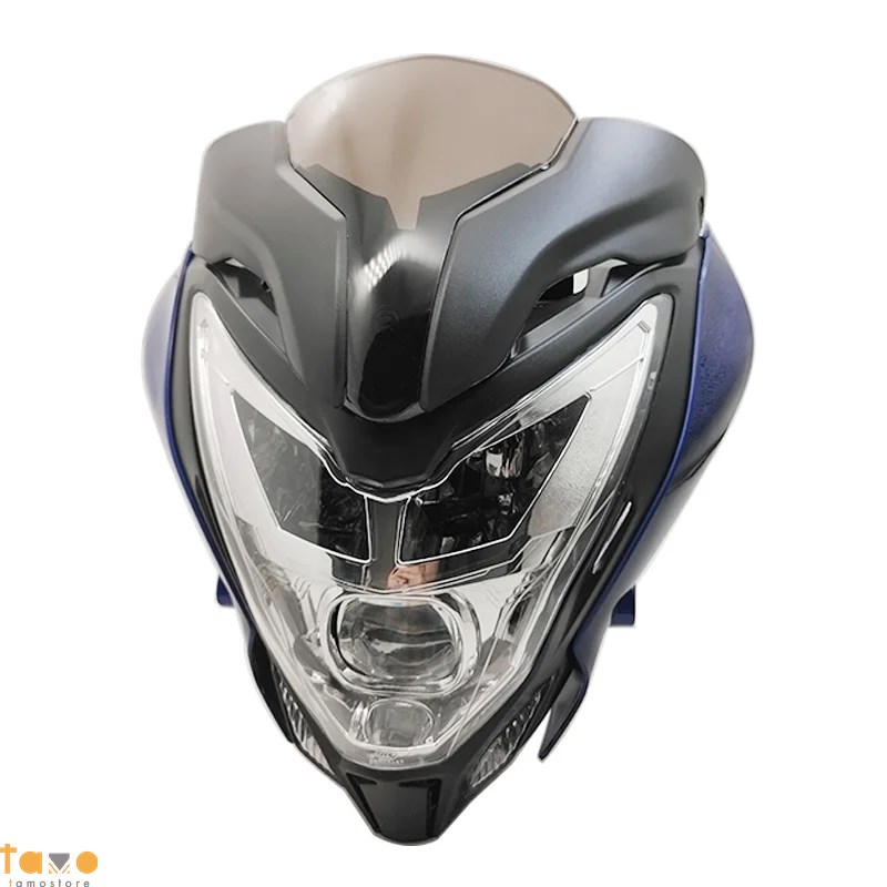 並行輸入品 バイク ヘッド ライトアセンブリ 1ピース バjaj フェアリング 150 200 赤 黒 青 部品 カスタムパーツ アクセサリーの画像