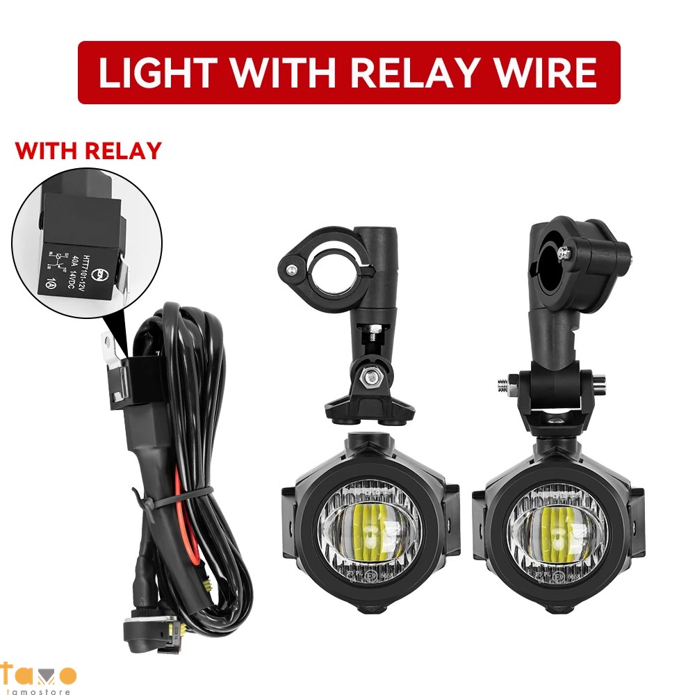 並行輸入品 ヤマハ led補助フォグライトアセンブリ BMW r1250gs adv f800gs r 1250 gs lc mt07 mt09 e9マーク_2