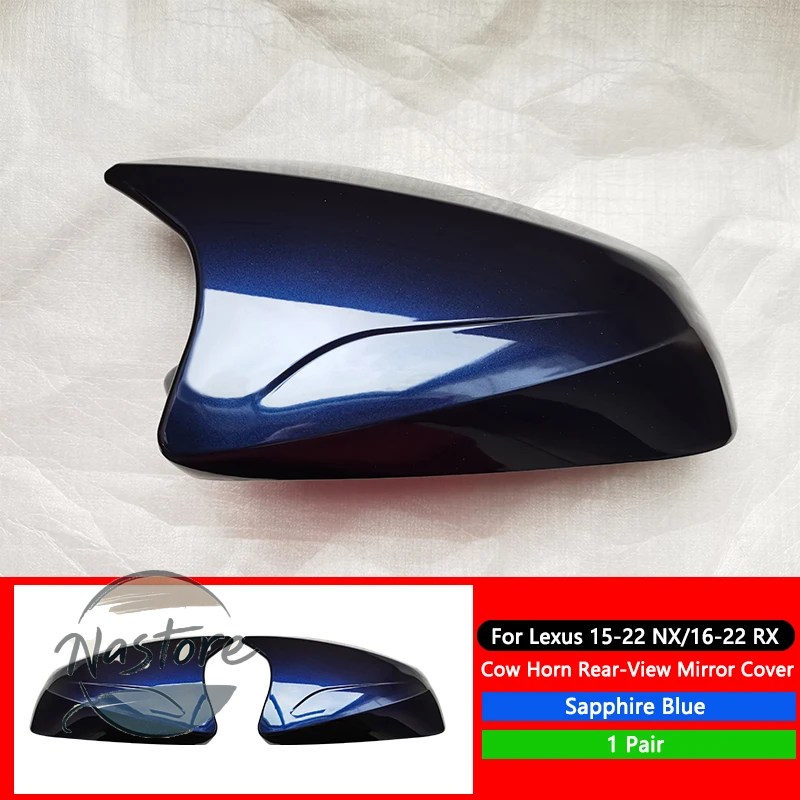並行輸入品 カバー qhcp- 牛革保護ミラー absバックミラーシェルキャップ スポーツスタイル lexus 15-22 nx/16-22 rx 1ペア 保護トリム_5