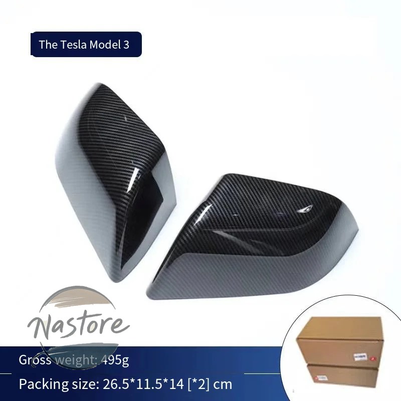 並行輸入品 テスラ tesla カバー リア カスタムパーツ モデル3/y バックミラー absドアサイド ミラー エクステアクセサリー_17