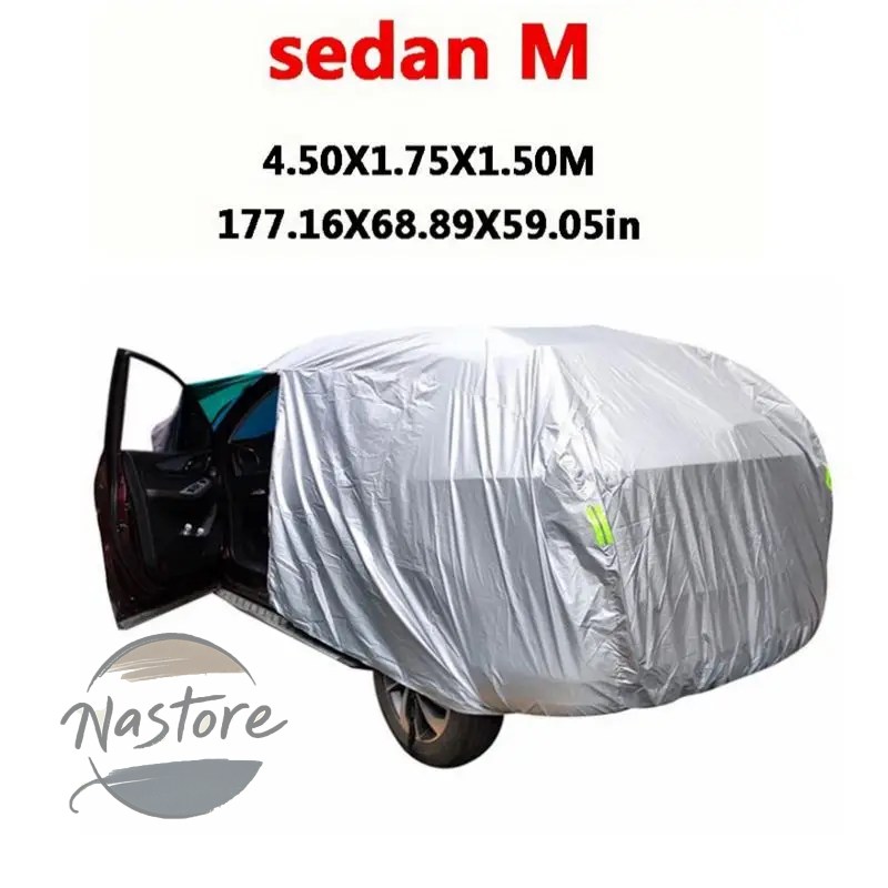 並行輸入品 カバー 汎 suv/セダンフルカー 屋外 太陽 雨 雪 保護 uv カーアンブレラ シルバー s-xxl カーケースの画像