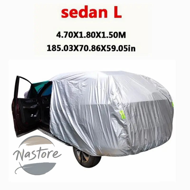 並行輸入品 カバー 汎 suv/セダンフルカー 屋外 太陽 雨 雪 保護 uv カーアンブレラ シルバー s-xxl カーケースの画像