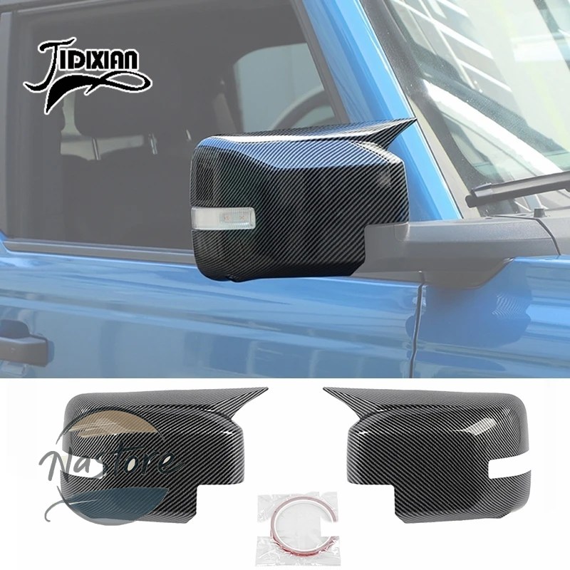 並行輸入品 フォード ford カバー 外装 リア カスタム jidixian ブロンコ 2021-23 2024 2025 ビューミラーシェル装飾 アクセサリーの画像