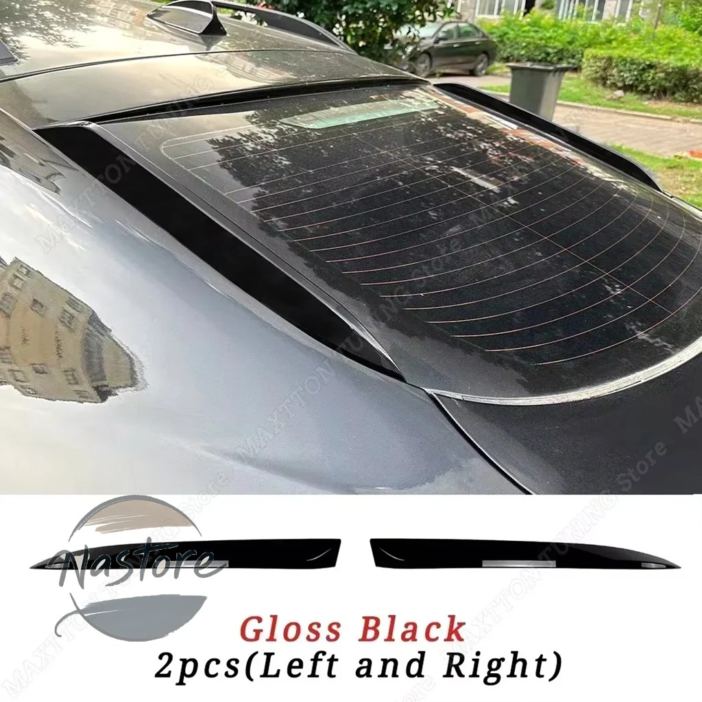 並行輸入品 BMW x6 リア キット スポイラー トランクリッドウィンドウ翼装飾 e71 2008-2014 サイドウイング修正ボディチューニンググロスブラック 部品の画像