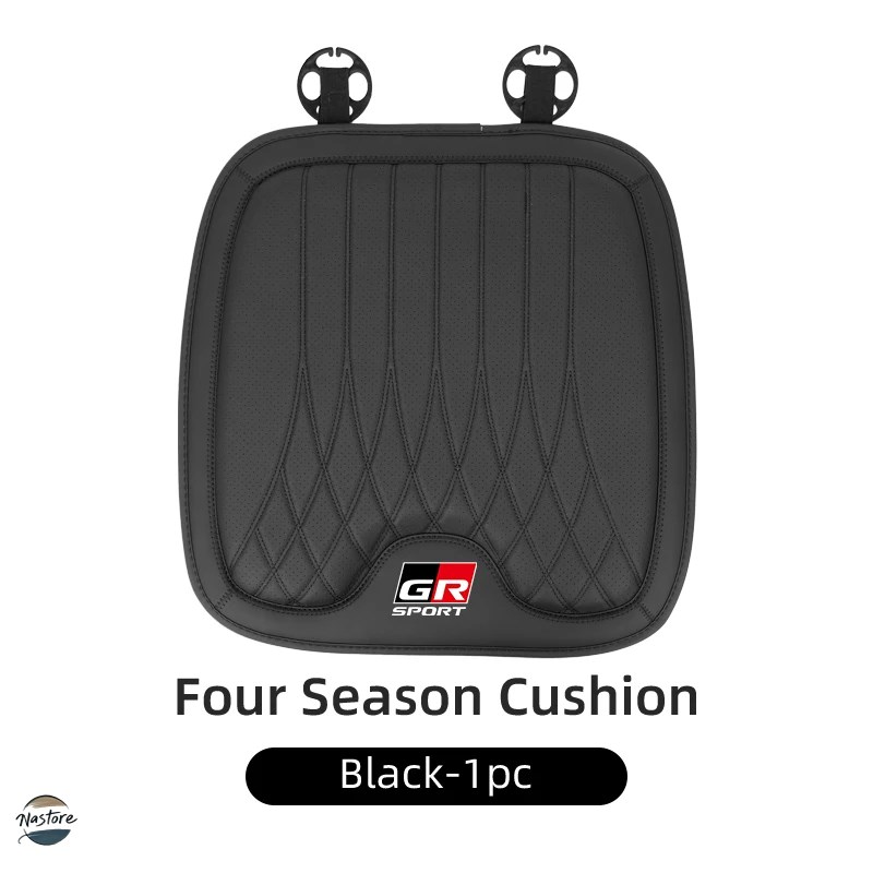 並行輸入品 rav4 トヨタ toyota car front rear seat cushion cover ice silk protector pad for gr supra aygo prado hilux yaris カスタムパーツ 部品の画像