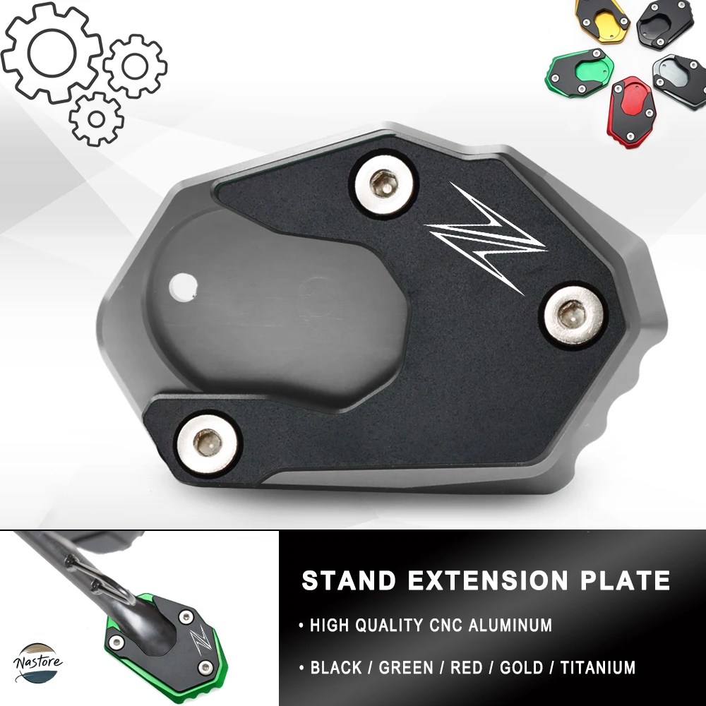 並行輸入品 バイク KICKSTAND PLATE EXTENSION PAD STAND ENLARGER