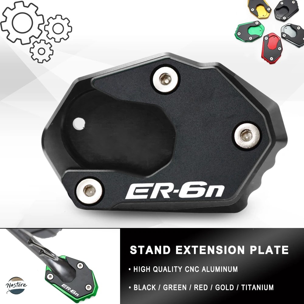 並行輸入品 バイク KICKSTAND PLATE EXTENSION PAD STAND ENLARGER