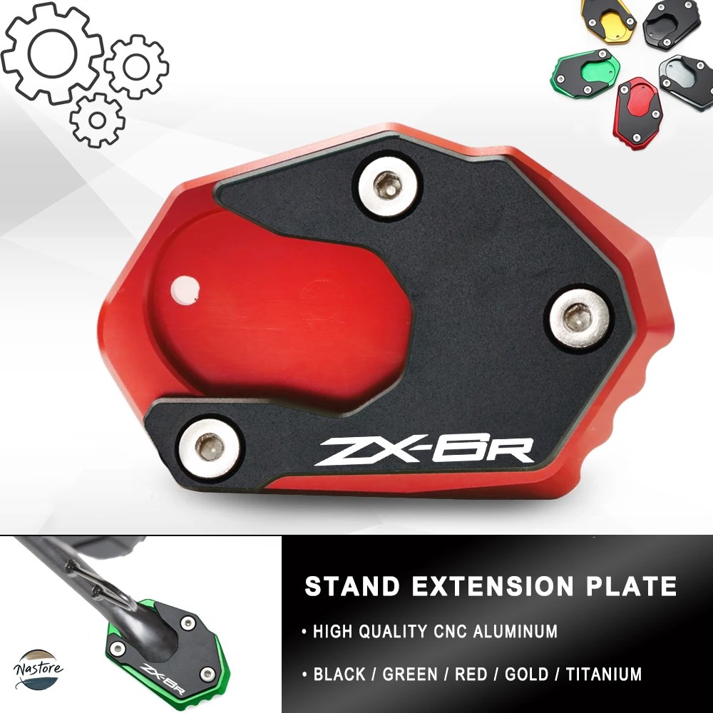 並行輸入品 バイク KICKSTAND PLATE EXTENSION PAD STAND ENLARGER