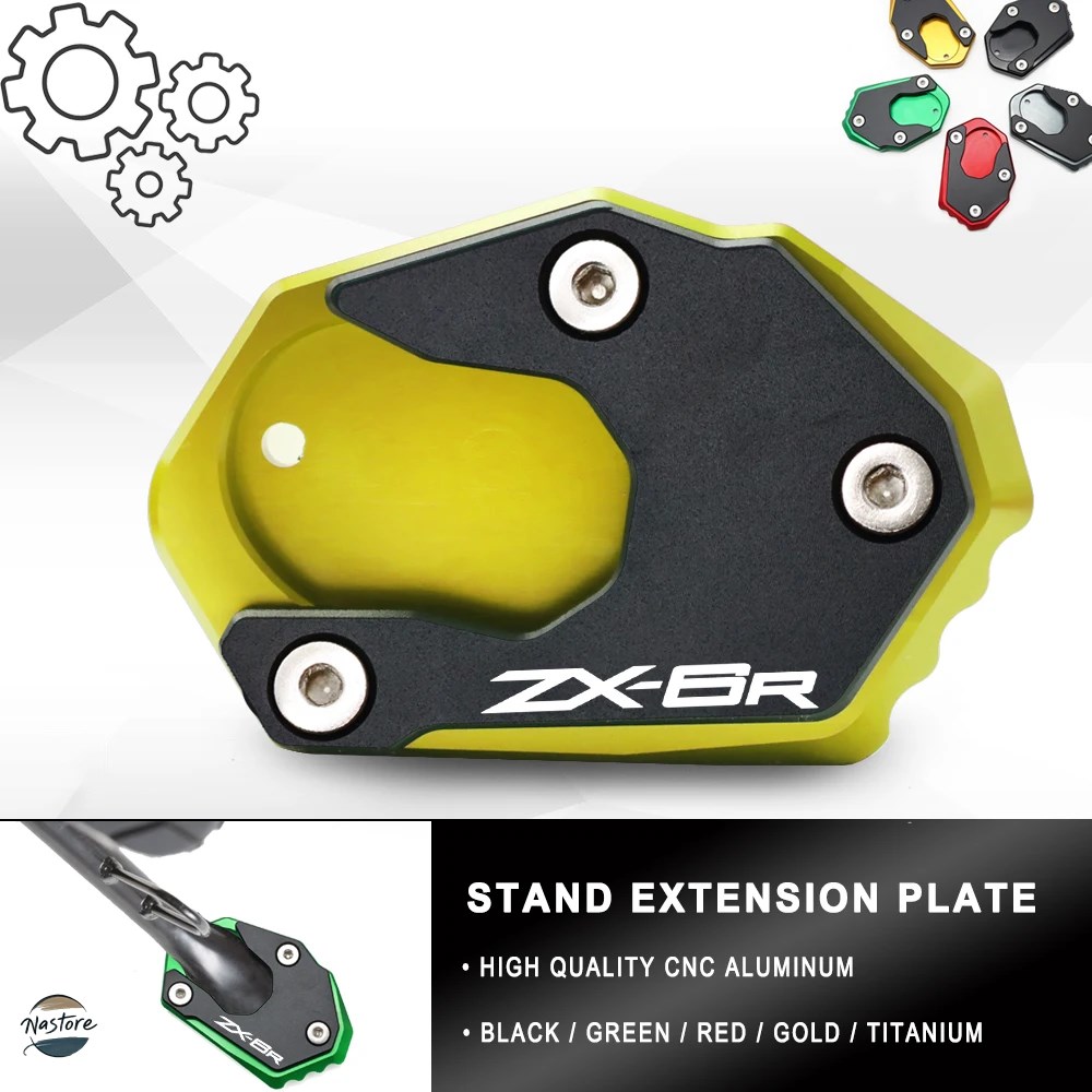 並行輸入品 バイク KICKSTAND PLATE EXTENSION PAD STAND ENLARGER