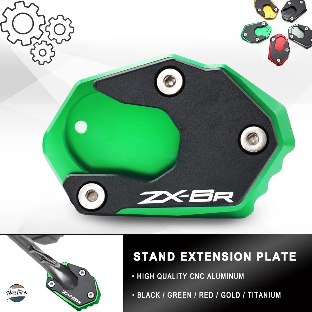 並行輸入品 バイク KICKSTAND PLATE EXTENSION PAD STAND ENLARGER