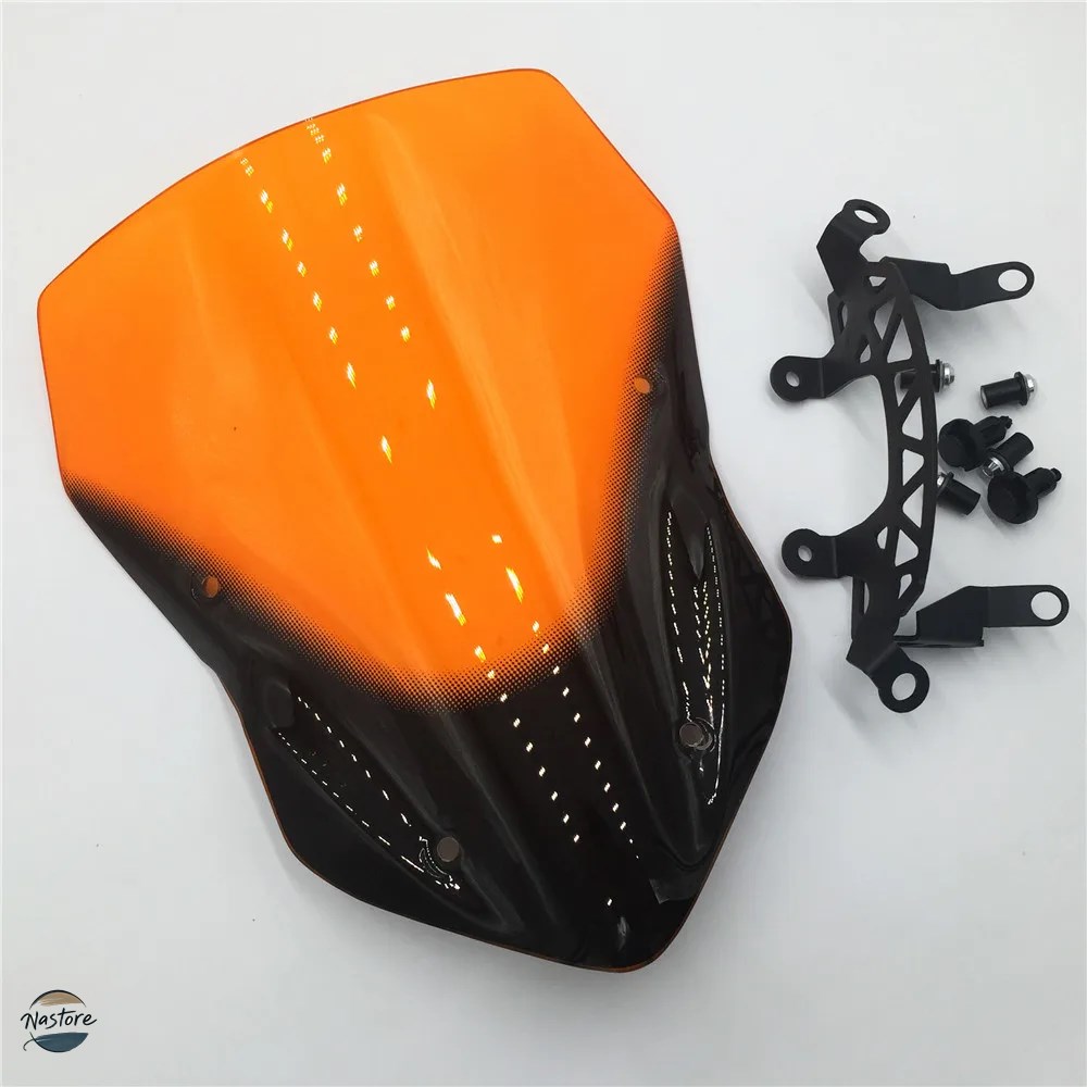 並行輸入品 SMOKE HIGH QUALITY WINDSHIELD WINDSCREENS AIR WIND DEFLECTOR MOTO カワサキ Z900 2017 2018 GREEN\u0026BLACKの画像