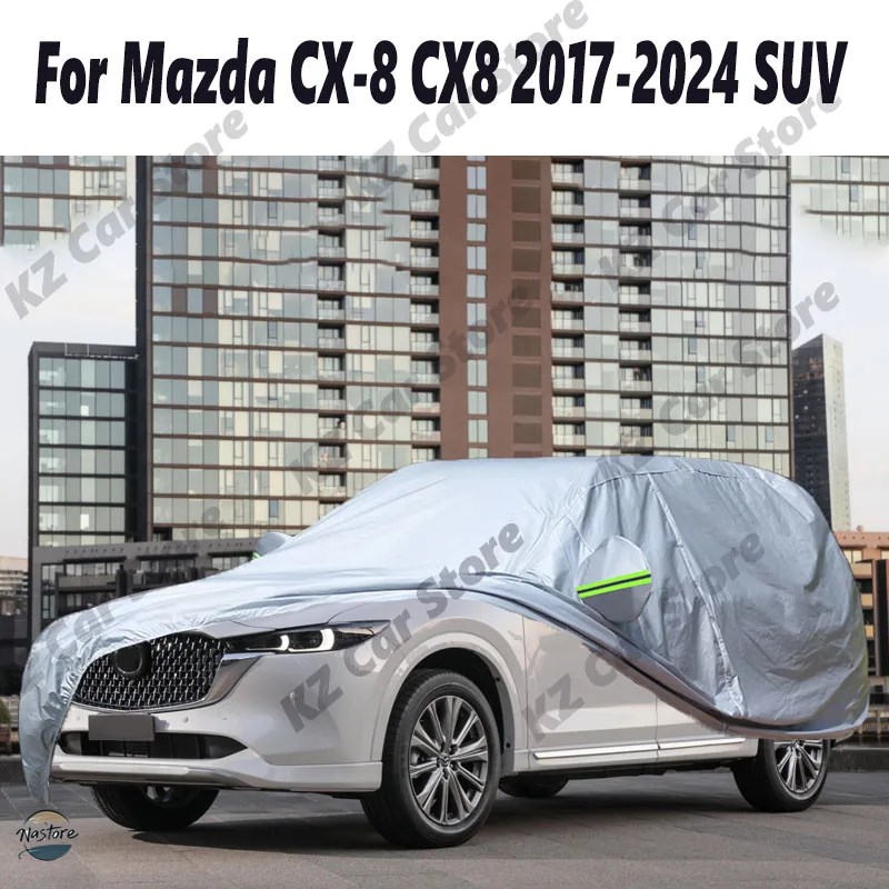 並行輸入品 マツダ CX8 カバー CX 8 2017 2024 SUV ブラックカー 防水