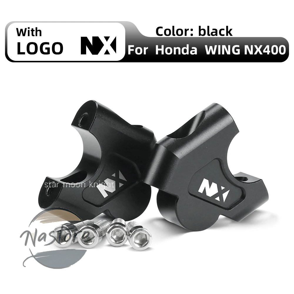 並行輸入品 nx400 ホンダ honda バイク ハンドル バー クリスアークランプアダプター 高リフトマウント nx500 nx 400 500 2023 2024 カスタムパーツ 部品_1