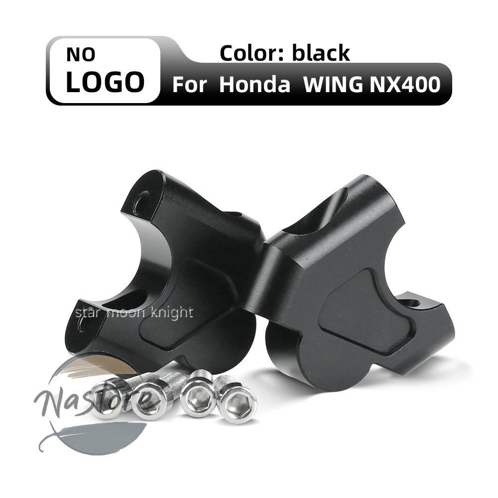 並行輸入品 nx400 ホンダ honda バイク ハンドル バー クリスアークランプアダプター 高リフトマウント nx500 nx 400 500 2023 2024 カスタムパーツ 部品_2