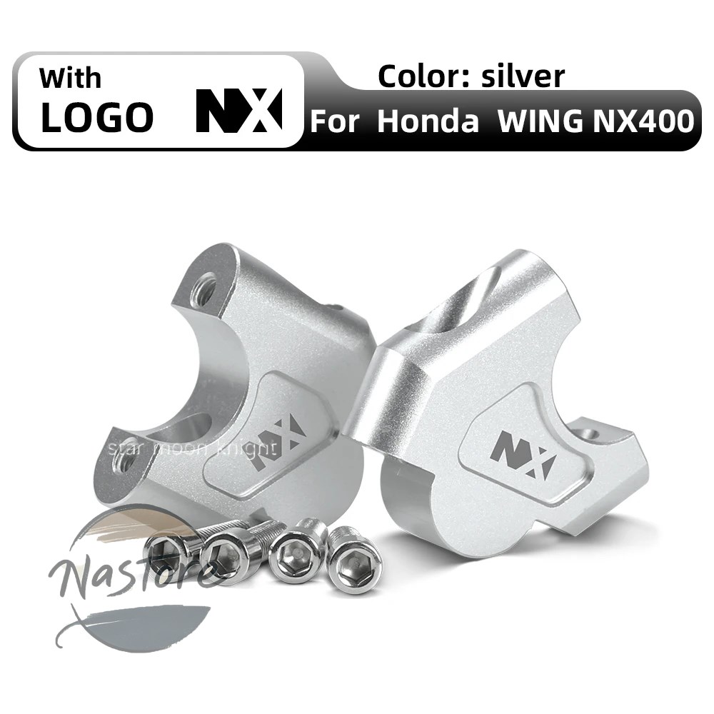 並行輸入品 nx400 ホンダ honda バイク ハンドル バー クリスアークランプアダプター 高リフトマウント nx500 nx 400 500 2023 2024 カスタムパーツ 部品_3
