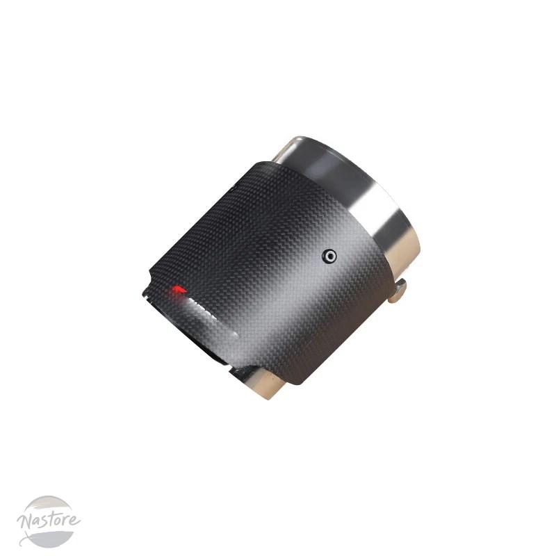並行輸入品 バイク カスタム エキゾーストサイレンサー 74mm カーボン スポーツレンジ ロード シティスポーツ 中古アクセサリー 部品 カスタムパーツの画像