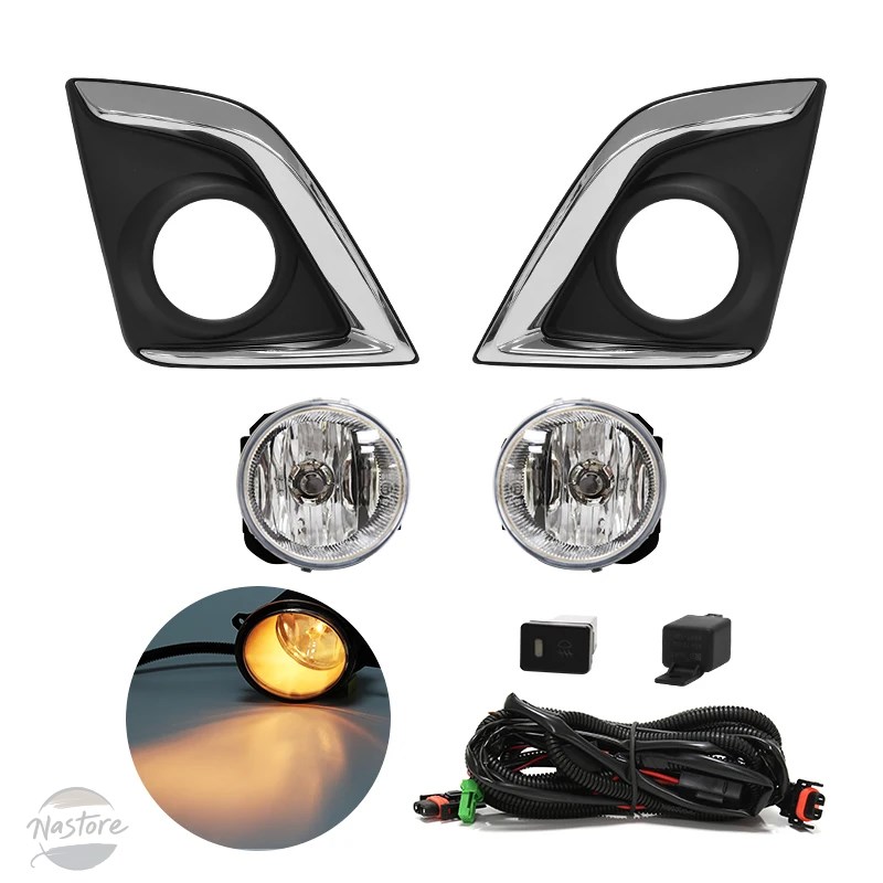 並行輸入品 いすゞD MAX 2016 2017 2018 2019 フロントバンパー ランプ LEDフォギングライト 防水 運転アクセサリー_1